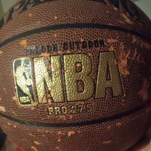 NBA Pro 275 Basketball - Brown and Gold